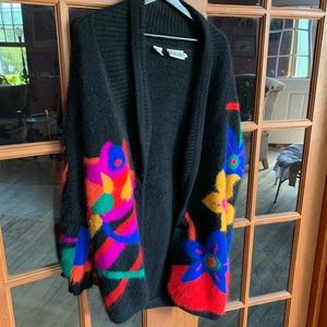 Rafaella Cardigan Fuzzy Sweater